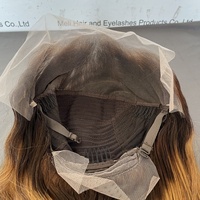 Perruque Longue Ondulée Transparente pour Lace Wig, Densité 180%, Cheveux Indiens Remy Brun Miel, 100% Cheveux Humains, Anti-Chute et Anti-Nœuds