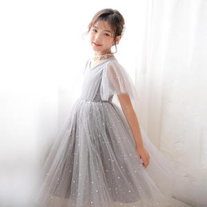 Vestido de Fiesta Infantil con Lentejuelas Estrelladas y Tela de Malla Estilo Hada, Agente de Compras en Guangzhou - Product Image 1