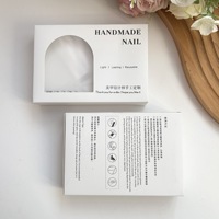 Boîtes d'emballage personnalisées en gros pour faux ongles à presser avec insert pour soins des ongles