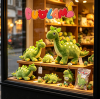 Peluche de dinosaure personnalisée, jouet en peluche doux, poupée sportive pour la décoration de la maison, cadeau pour enfants, peluche de dinosaure