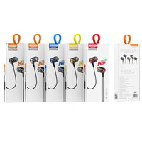 SOMOSTEL earphone musik berkabel mikrofon audio 3.5mm headphone olahraga SMS-CS08 kabel pengisi audio AC