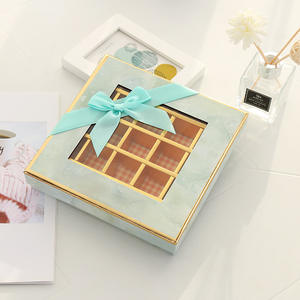 Factory Price Free Sample Small Chocolate Candy Box <strong>Sweet</strong> Biscuit Box Cake Packaging Gift Box with 25 Grids - Product Image 2