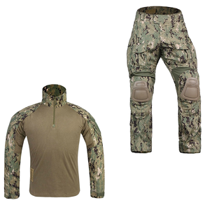 กางเกงทำงาน MALUNET ENTERPRISES พร้อมแผ่นรองเข่าไนลอน เสื้อหลายลายพราง อุปกรณ์ป้องกันตัว ล่าสัตว์ ยุทธวิธี ไม่มีสายรัด - Product Image 1