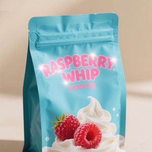 ถุงซิปล็อคพลาสติก PE 200กรัม250กรัม340กรัม500กรัม1กก. 12ออนซ์5ปอนด์2กก. ถุงกาแฟพร้อมวาล์วและซิป - Product Image 3