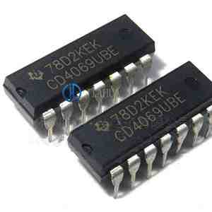 Circuitos Integrados Originales, Inversor de 6 Canales, 6 Entradas, 4069 hef 4052bt - Product Image 1