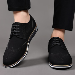 Nuove <span class=keywords><strong>scarpe</strong></span> Casual da <span class=keywords><strong>uomo</strong></span> alla moda <span class=keywords><strong>scarpe</strong></span> britanniche in camoscio basso opaco di <span class=keywords><strong>grandi</strong></span> dimensioni - Product Image 2