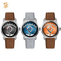 Montre automatique rétrograde avec heures et minutes, mouvement SW200, en acier inoxydable, pour homme, de luxe, lumineuse, mécanique, avec réserve de marche