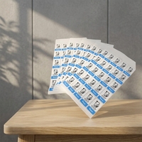 Autocollants résistants aux rayures et imperméables, étiquettes autocollantes personnalisées en papier synthétique PP