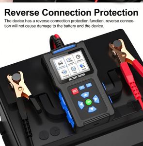Testeur de batterie de voiture universel BT300 avec logo personnalisé, 12V-24V, test de santé de la batterie, testeur de batterie automobile, prise en charge de plusieurs langues - Product Image 4
