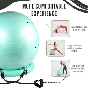 Tuya — boule de <span class=keywords><strong>Fitness</strong></span> anti-dérapante, équipement de Sport pour spectacle, Pilates, Yoga, gymnastique, chaise de bureau - Product Image 4