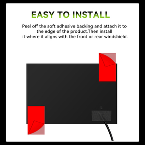 Lámpara de Expresión Divertida, Ojos de Diablo, Panel LED Matrix, Pantalla Flexible, Decoración de Ventana, Resistente al Agua IP67, para Camiones y Automóviles, 12V 5W - Product Image 4