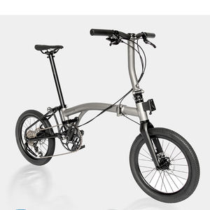 Bicicleta Plegable Aceoffix D10 de 18 Pulgadas y 10 Velocidades con Frenos de Disco Hidráulicos, Neumáticos Anchos y Horquilla de Fibra de Carbono - Product Image 3