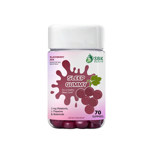Gummies pour le sommeil à base de glucides complets, directement de l'usine, pour un endormissement plus rapide, un sommeil plus long et un soutien de la mémoire - Product Image 1