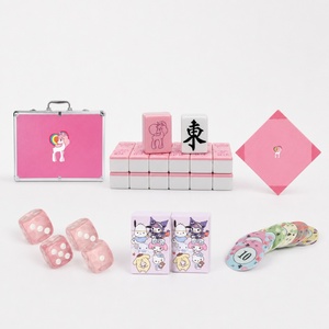 Tuiles de mahjong rose My Little Pony, adaptées à un usage domestique, grandes dimensions. Fabricant de tuiles de mahjong sur mesure. - Product Image 6