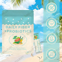 WELLBODY Poudre de complément alimentaire probiotique à fibres quotidiennes très vendue pour le soutien immunitaire des adultes