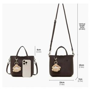 2026 New High Quality Lychee Print Cowhide Leather Women's Handbags Crossbody Bags Genuine Leather Handbag <b>Small</b> Bags for Women - Product Image 3
