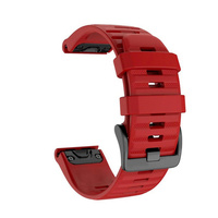 Tali Jam Tangan Pintar Silikon Elastis Bernapas untuk Garmin Fenix 6/6S/6X/7X/8/7 Pro/5/5X/5S/3HR/955 Sapphire Solar Quick Release