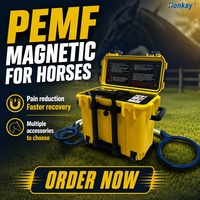 Appareil de thérapie magnétique PEMF pour chevaux, pour la physiothérapie, la réduction de la douleur et le soin équin, avec boucle magnétique PEMF