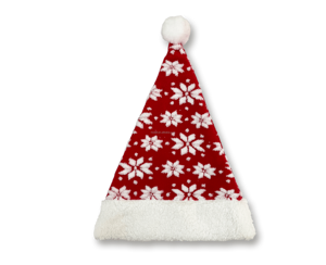 قبعة سانتا كلوز الكلاسيكية الحمراء المحبوكة من قماش سميك صديق للبيئة قابل للتمدد، تناسب الجميع، تُغسل يدويًا فقط لتعزيز الدفء في الحفلات - Product Image 2