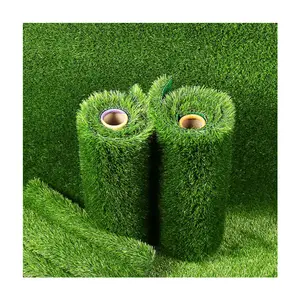 Uv Resistant Outdoor Green Color Synthetic Garden Artificial Turf Carpet Grass For Landscape Lawn Decor