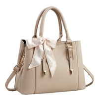 Sac à main élégant en soie pour femme, grande capacité, sac fourre-tout en grain de litchi, sac de bureau urbain pour femme, sac bandoulière pour trajets quotidiens