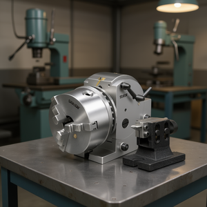 Tête diviseuse semi-universelle Vevor Bs-1 6 pouces à 3 mors pour machine de fraisage, de rectification et de perçage - Product Image 2