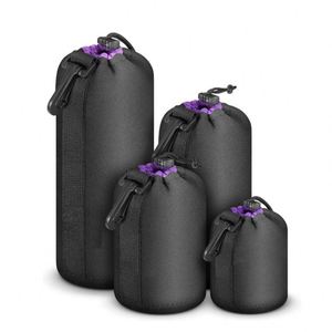 Juego de Fundas Protectoras Gruesas BSCI para Lentes de Cámara DSLR (Paquete de 4) - Product Image 1