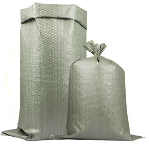 Sacs en plastique pour la construction avec boucles de levage pour les déchets de fibres minérales 25 kg 50 kg Sac tissé en polypropylène PP - Product Image 1