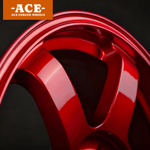 Jantes forgées rouges brillantes personnalisées pour voitures de course, jantes sport pour Rays Volk Racing TE37 pour Benz, BMW, Audi, Porsche, Corvette C8 C7, Supra - Product Image 6