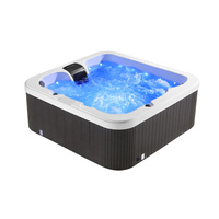 Massage extérieur Baignoire à jet d'air Bain à remous d'eau salée Spa Baignoire spa extérieure