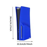 Housse de protection ultra-fine anti-rayures et anti-poussière pour console PlayStation 5 Slim, coque de protection en silicone