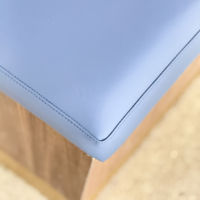 Cabine de restaurant avec fonction de tiroir Fond Coussin en acier inoxydable Dossier en cuir PU Design de mode Restaurant Cabine simple