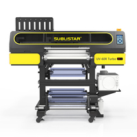 Untuk Pabrik UV DTF 60cm Crystal Label All-in-One Printer Otomatis Multifungsi Kulit/Kaca/Keramik/Akrilik