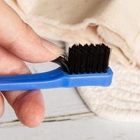 Brosse à cheveux double face professionnelle à logo personnalisé, pour le coiffage des mèches rebelles et le contrôle des bords des cheveux – Meilleure vente