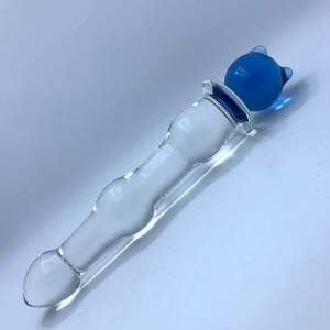 Set de Juguetes Sexuales Anales de Cristal Rosa con Diseño de Luna, Gato y Estrellas, con Calcomanía de Luna, Gato y Estrellas - Product Image 3