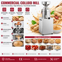 Broyeur Commercial Robuste BlinkSong pour Beurre de Noix, Moulin à Pâte de Sésame en Acier Inoxydable, Machine à Homogénéiser les Sauces