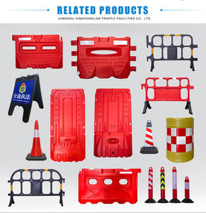交通バリケード交通安全バリアフィリピンオレンジプラスチック道路障壁水充填 - Product Image 4
