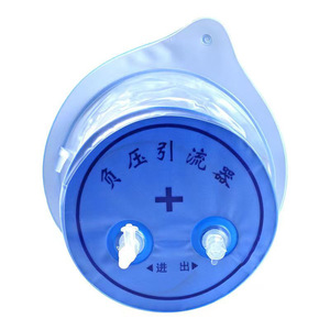 Negative Pressure Drainage Device Portable Manual Plastic White Blue Medical Suction Equipment For Gastrointestinal - Product Image 1