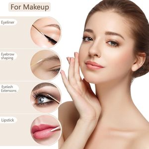 Hisopos de algodón puntiagudos Bonson de 4 pulgadas con mango de bambú para maquillaje permanente, herramientas de belleza - Product Image 2