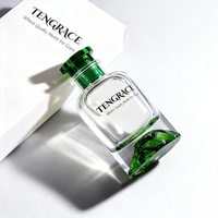 Flacon de parfum vide en verre de luxe personnalisé avec atomiseur, emballage de flacon de parfum avec logo