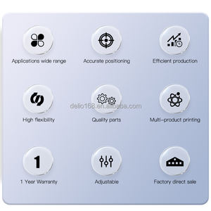 1 रंग 2-सिर लोगो प्रिंटिंग मशीन नई मोटर अर्ध-स्वचालित न्यूमेटिक टैम्पोग्राफी पैड प्रिंटर के लिए - Product Image 2