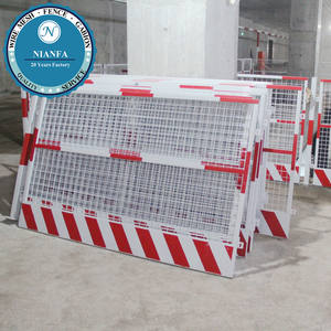 ประตูเหล็กนิรภัยสำหรับลิฟต์  แบบตาข่ายลวดเชื่อม  สำหรับงานก่อสร้าง  ป้องกันการตก  ใช้ในช่องลิฟต์ - Product Image 4