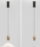 Nouveau lustre de chevet de concepteur créatif simple nordique petit lustre d'ascenseur de vol stationnaire libre
