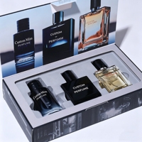 Coffret Cadeau de Parfum pour Homme Personnalisé, Eau de Toilette, Flacon Vaporisateur, Boîte, Parfum Boisé, Longue Durée, OEM ODM Vente en Gros