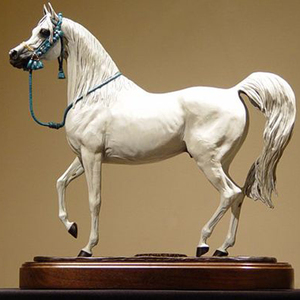 Estatua de caballo árabe de Metal de fundición artística de bronce, alta calidad y al mejor precio - Product Image 1