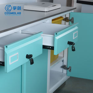 ארון תרופות גדול מפלדה לבית חולים, בעיצוב תעשייתי מודרני, רב תכליתי, עמיד לחומצות ואלקליות, להתקנה על הרצפה. - Product Image 3