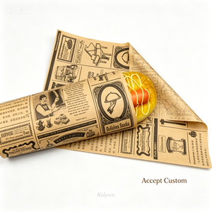 Feuille de papier kraft imprimé anti-graisse 2026 pour l'emballage alimentaire - Product Image 4