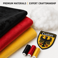 Peluche Aigle de l'Allemagne 2028, personnalisée, style européen, pour le football, vente en gros, OEM ODM, jouet en peluche, mascotte de football, cadeau pour les fans
