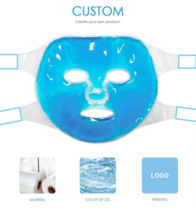 Masker Wajah Gel PVC Lembut Berkualitas Tinggi, Dapat Digunakan Kembali, Pas di Wajah, Dapat Dibekukan, untuk Mengurangi Bengkak dan Lingkaran Hitam - Product Image 5