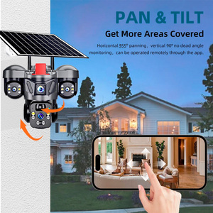 Kerui 6MP Năng Lượng Mặt Trời Máy Ảnh 10X Zoom 4G Mạng Máy Ảnh 3 Màn Hình An Ninh Năng Lượng Mặt Trời Giám Sát Màu Đêm Phiên Bản Nhà An Ninh CCTV - Product Image 6